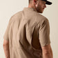 Ariat VentTEK Outbound Classic Fit Shirt in Taupe Gray