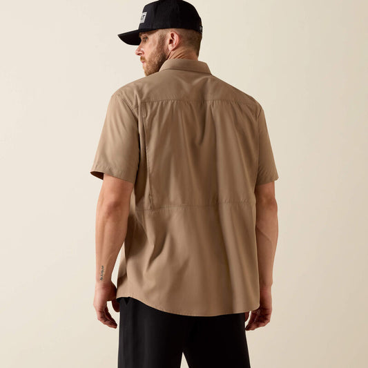 Ariat VentTEK Outbound Classic Fit Shirt in Taupe Gray
