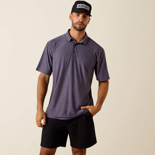 Ariat Charger 2.0 Polo in Night Shadow