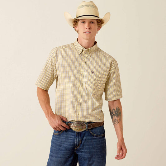 Ariat Pro Series Preistly Classic Fit Shirt in Sunlight Plaid