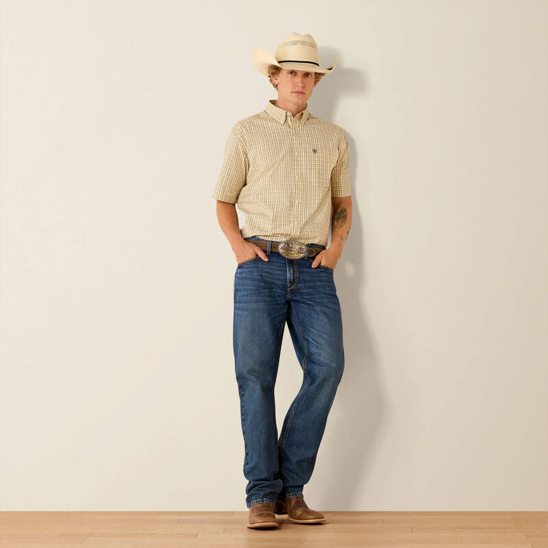 Ariat Pro Series Preistly Classic Fit Shirt in Sunlight Plaid