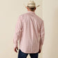 Ariat Pro Series Theoden Classic Fit Shirt in Peach Plaid