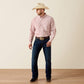 Ariat Pro Series Theoden Classic Fit Shirt in Peach Plaid
