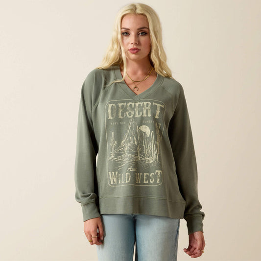 Ariat Victoria Sweatshirt in Sea Spray