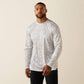 Ariat Rebar Sunblocker Printed Long Sleeve T-Shirt in Micro Chip