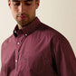 Ariat Pippin Classic Fit Shirt in Maroon Banner Geo Print