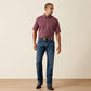 Ariat Pippin Classic Fit Shirt in Maroon Banner Geo Print