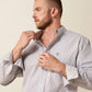 Ariat Wrinkle Free Cory Classic Fit Shirt in White Stripe