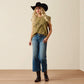 Ariat Perfect Rise Jazmine Wide Leg Crop Jeans in Albuquerque
