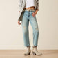 Ariat Ultra High Rise Tomboy Relaxed Straight Leg Jeans in Saratoga