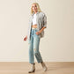 Ariat Ultra High Rise Tomboy Relaxed Straight Leg Jeans in Saratoga