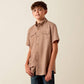Ariat Printed VentTEK Outbound Classic Fit Shirt in Khaki Southwest Cross Print