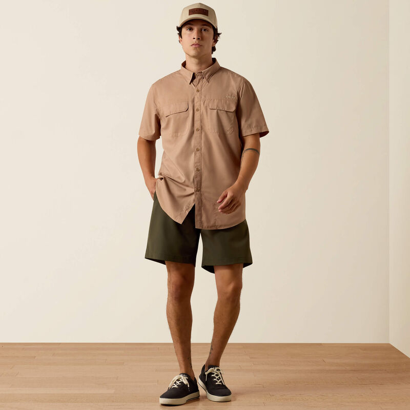 Ariat Printed VentTEK Outbound Fitted Shirt in Cartouche