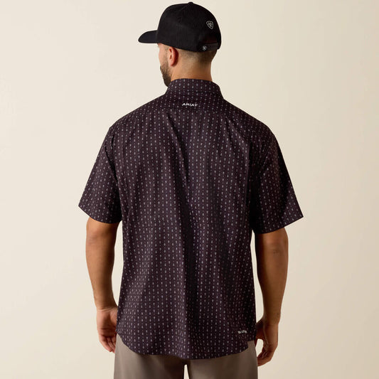 Ariat Printed VentTEK Classic Fit Shirt in Black