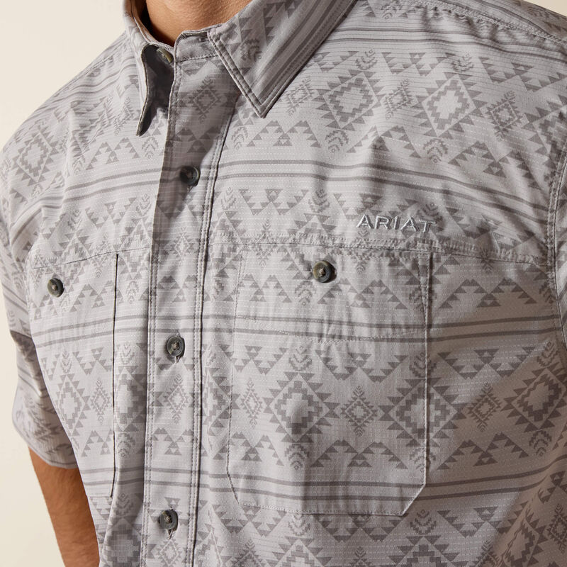 Ariat Printed 360 Airflow Classic Fit Shirt in Sleet