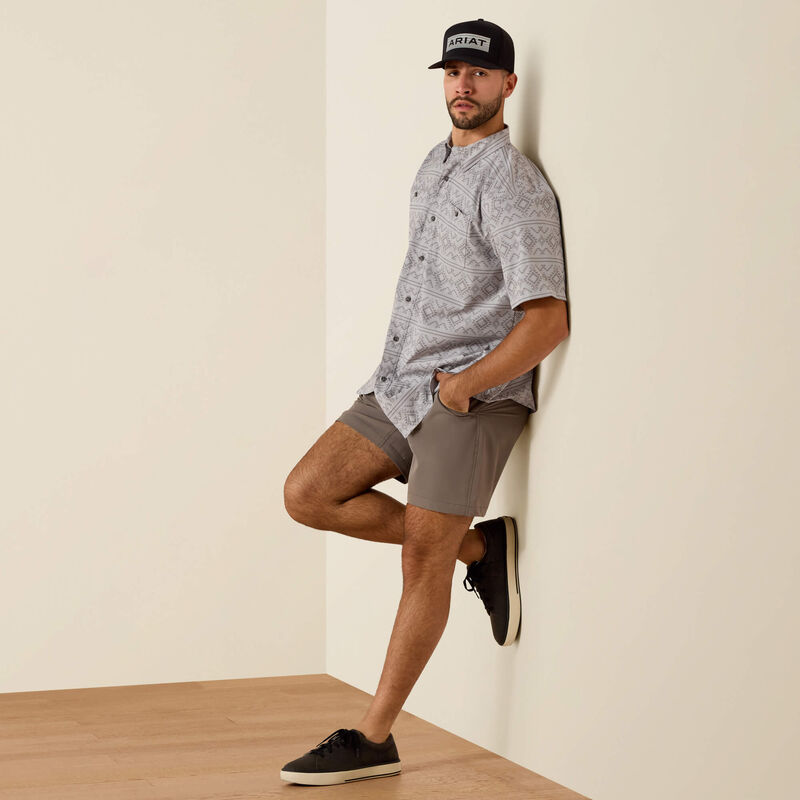 Ariat Printed 360 Airflow Classic Fit Shirt in Sleet