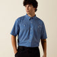 Ariat Printed 360 Airflow Classic Fit Shirt in Blue Quartz