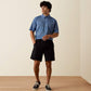Ariat Printed 360 Airflow Classic Fit Shirt in Blue Quartz