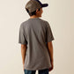 Ariat Desert Badge Tradition T-Shirt in Smoked Pearl