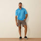 Ariat All Over Print Polo in Ibiza Blue Mini Geo Print