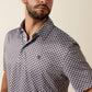 Ariat All Over Print Polo in White Geo X Print