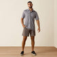 Ariat All Over Print Polo in White Geo X Print