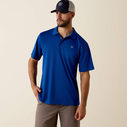 Ariat TEK Polo in Blue Quartz