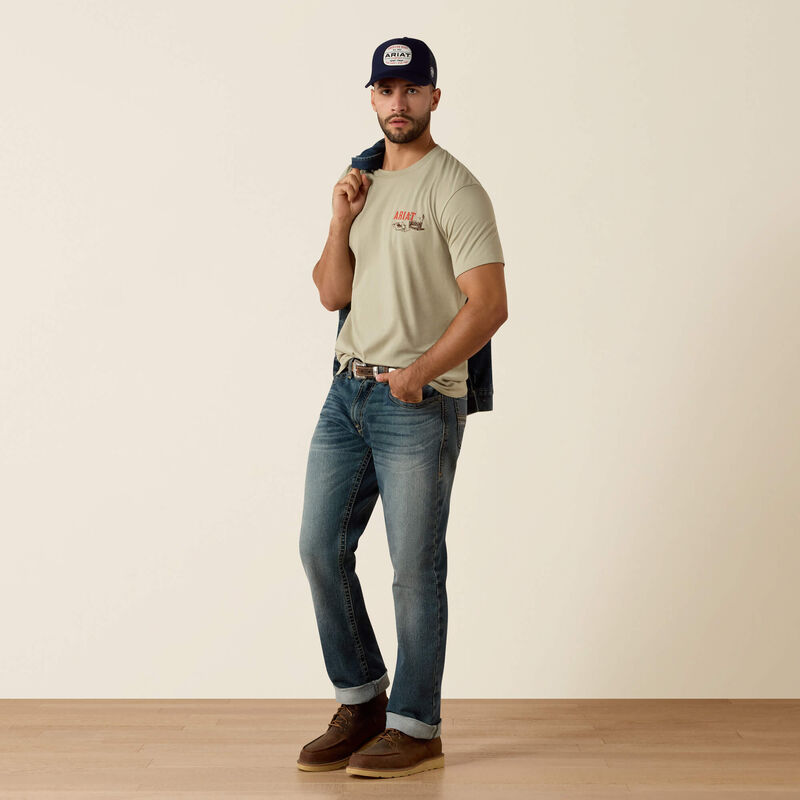 Ariat Whiskey Uno Classic Fit T-Shirt in Elm