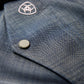 Ariat Wrinkle Free Refined Slub Classic Fit Shirt in Chambray Blue