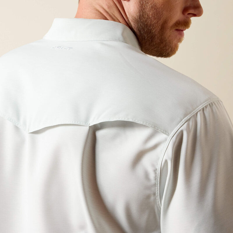 Ariat Western VentTEK Classic Fit Shirt in Aqua Heather