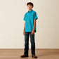 Ariat VentTEK Outbound Classic Fit Shirt in Blue Moon Turquoise