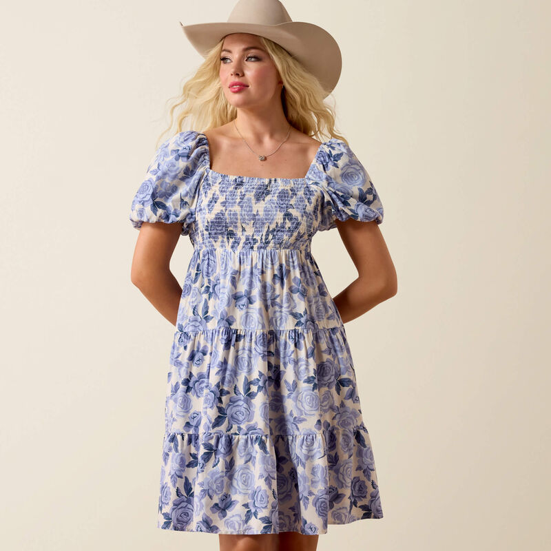 Ariat Sweetie Dress in Roses are Blue