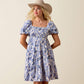 Ariat Sweetie Dress in Roses are Blue