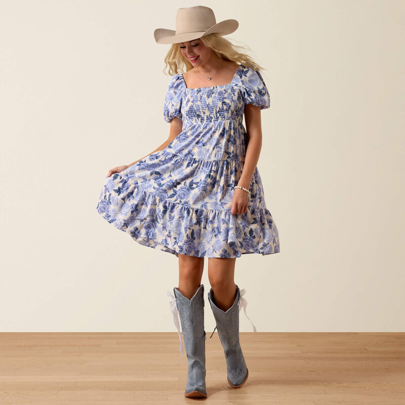Ariat Sweetie Dress in Roses are Blue