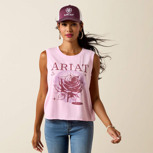 Ariat Canyon Rose Tank in Pirouette