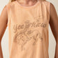 Ariat Wild Roper Tank in Orange Chiffon