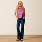 Ariat Rock N Roll Tank in Rose Sorbet