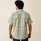 Ariat Retro Hartman Fitted Snap Shirt in Aquifer Plaid