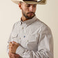 Ariat Pro Series Frasier Fitted Snap Shirt in Roasted Cashew Stripe