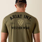 Ariat Outline Shop T-Shirt in Military Heather
