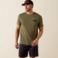 Ariat Outline Shop T-Shirt in Military Heather