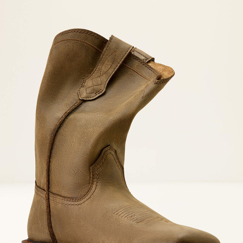 Ariat Activator Wide Square Toe Steel Toe Work Boot in Brown Bomber