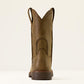 Ariat Activator Wide Square Toe Steel Toe Work Boot in Brown Bomber