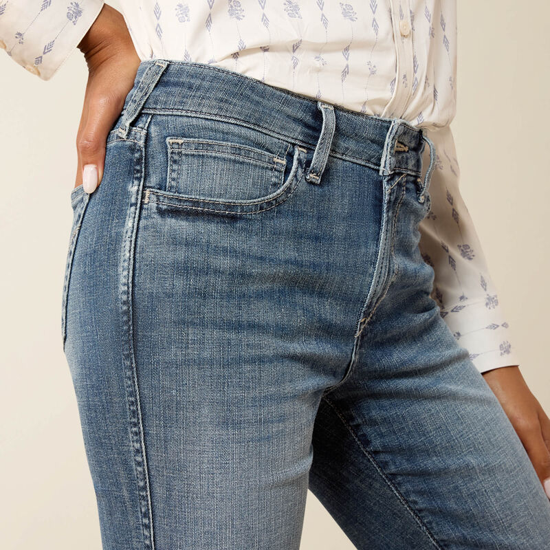 Ariat High Rise Vera Slim Trouser Jeans in Greyson