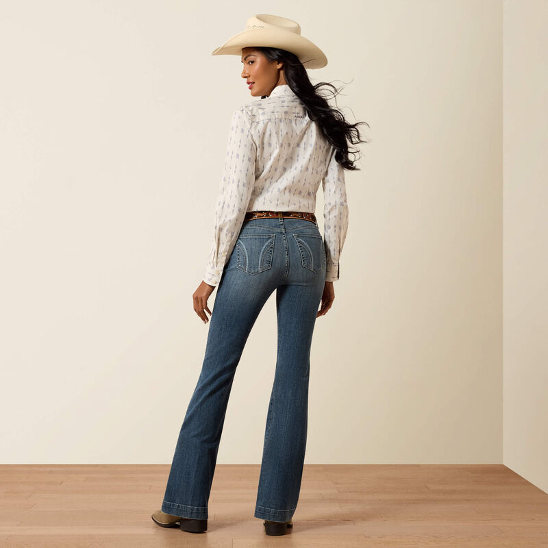 Ariat High Rise Vera Slim Trouser Jeans in Greyson