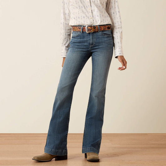 Ariat High Rise Vera Slim Trouser Jeans in Greyson