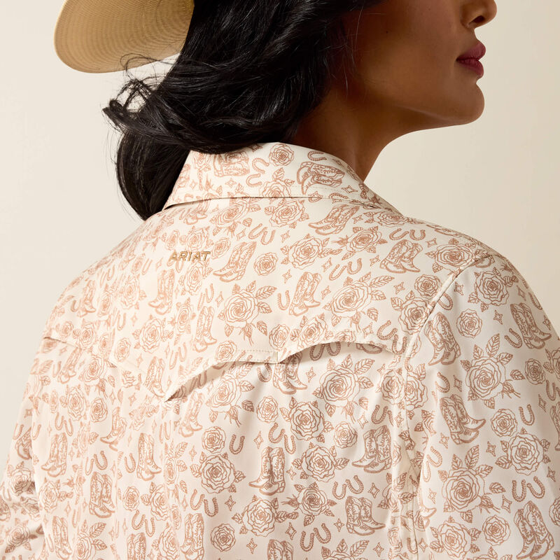 Ariat Western VentTEK Shirt in Boots N' Roses