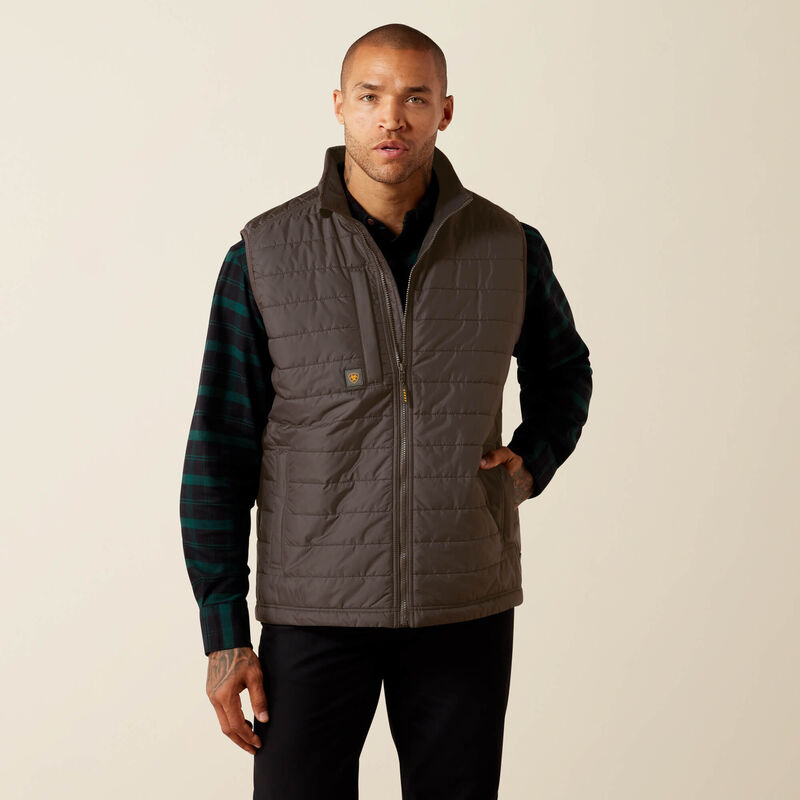 Ariat Rebar Cordura Ripstop Lightweight Insulated Vest in Caribou