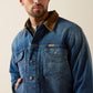 Ariat Flannel Lined Trucker Jacket in Nate