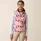 Ariat Bella Reversible Insulated Vest in Vanilla Ice Horsin' Around
